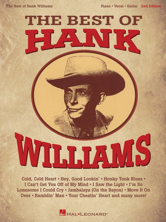 Best Of Hank Williams PVG 2nd Edition Book