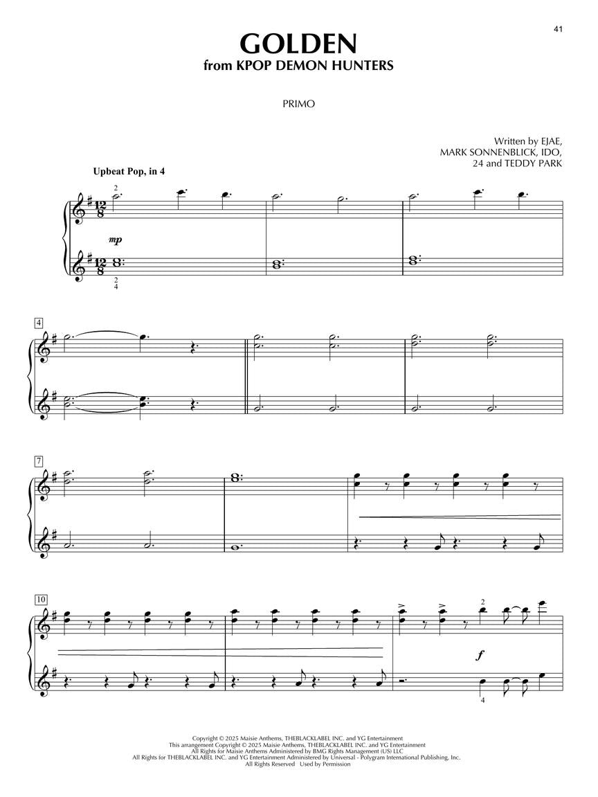 The Essential Pop Duet Piano Collection Spiral Bound Book - 40 Hit Songs (New 2026 )