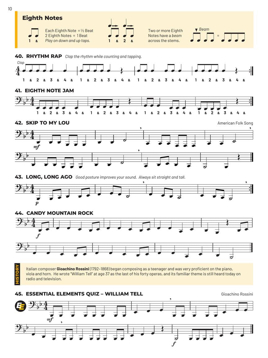 Essential Elements For Band Tuba Book 1 (Book/Olm) New Edition Release 2025