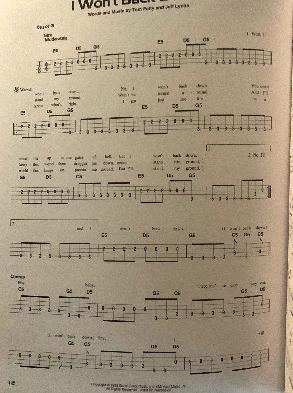 Hal Leonard Bass Tab Method - Songbook 1 (Book/Cd)