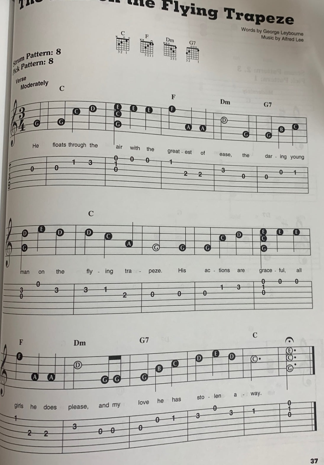 Kids Guitar Songbook - Ez Play Guitar Book (38 Favourites)