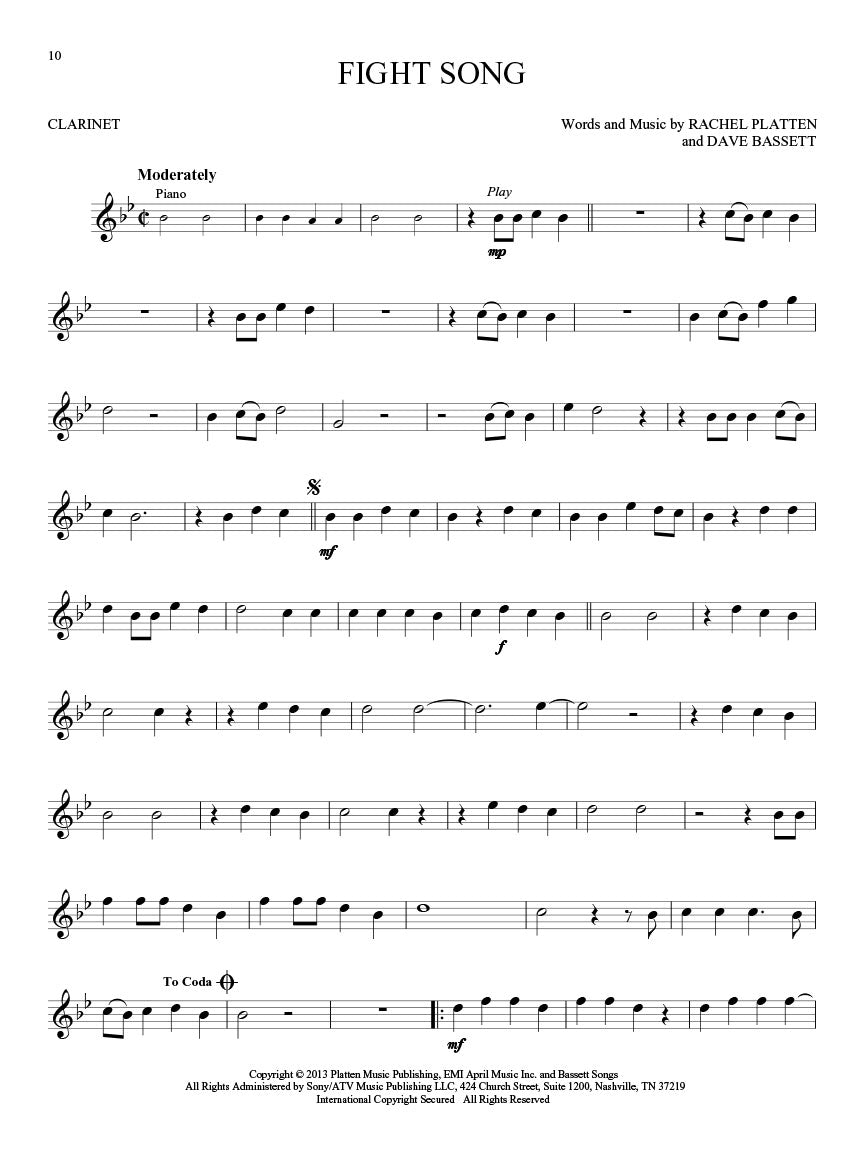 Top Hits Clarinet Play Along Book/Ola