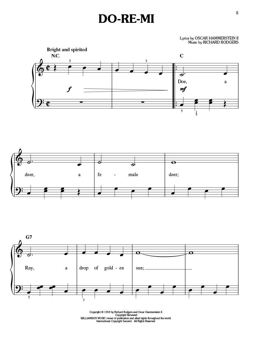 Sound Of Music - Easy Piano Play Along Volume 27 Book/Audio (10 Favourites)
