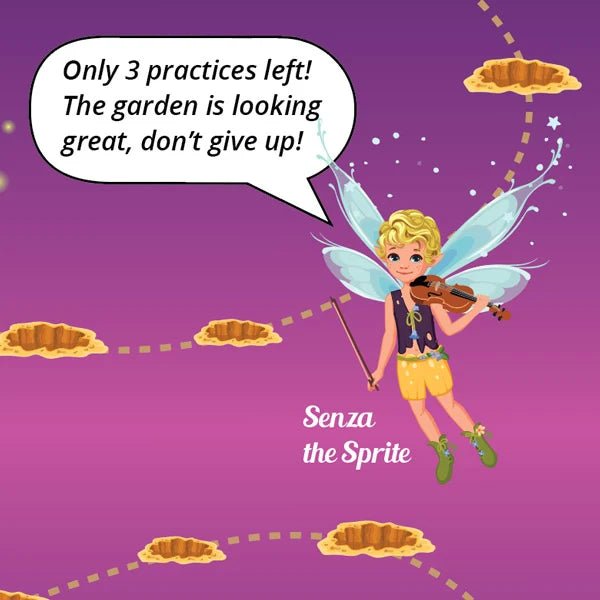 Musically Gifted - Fairy Garden A3 Music Practice Chart with Stickers
