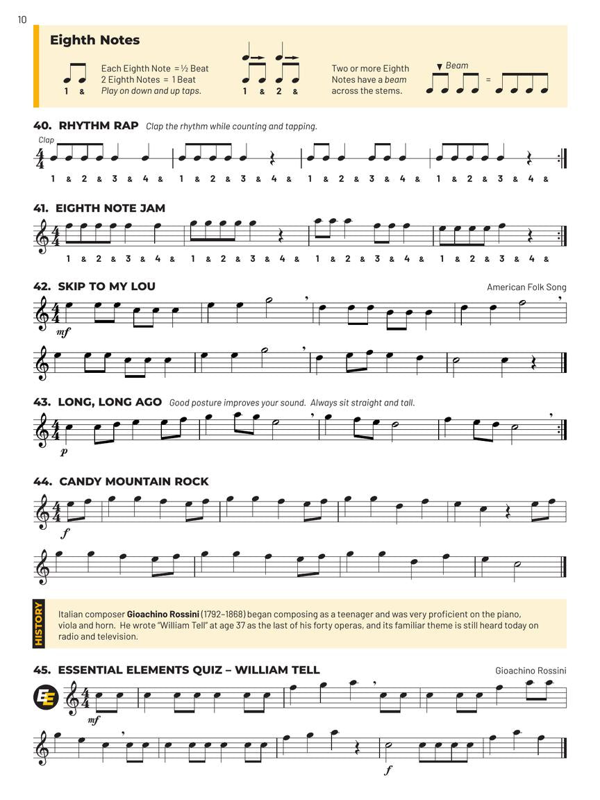 Essential Elements For Band Tenor Saxophone Book 1 (Book/Olm) - New Edition Release 2025