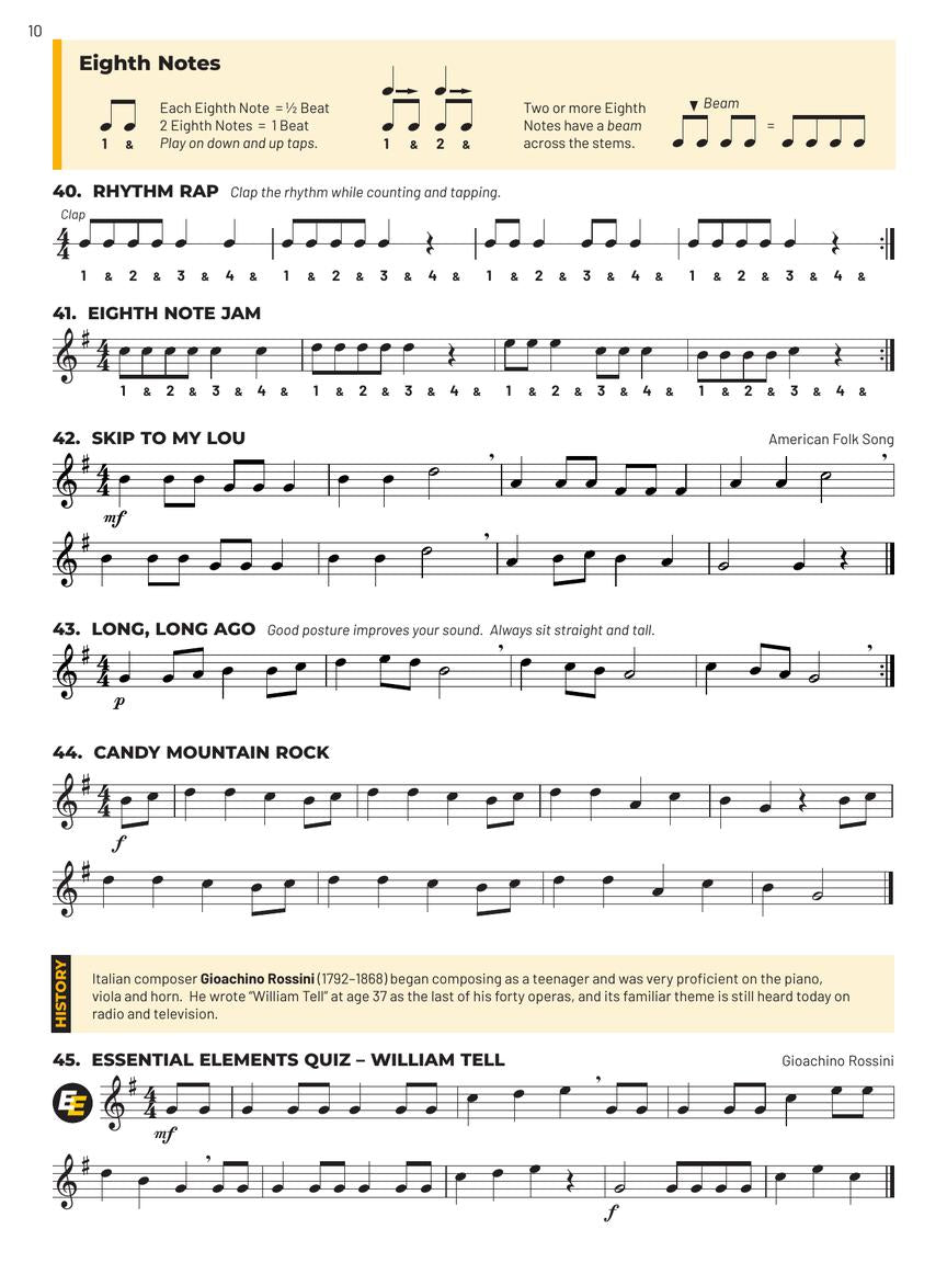 Essential Elements For Band Baritone Saxophone Book 1 (Book/Olm) New Edition Release 2025