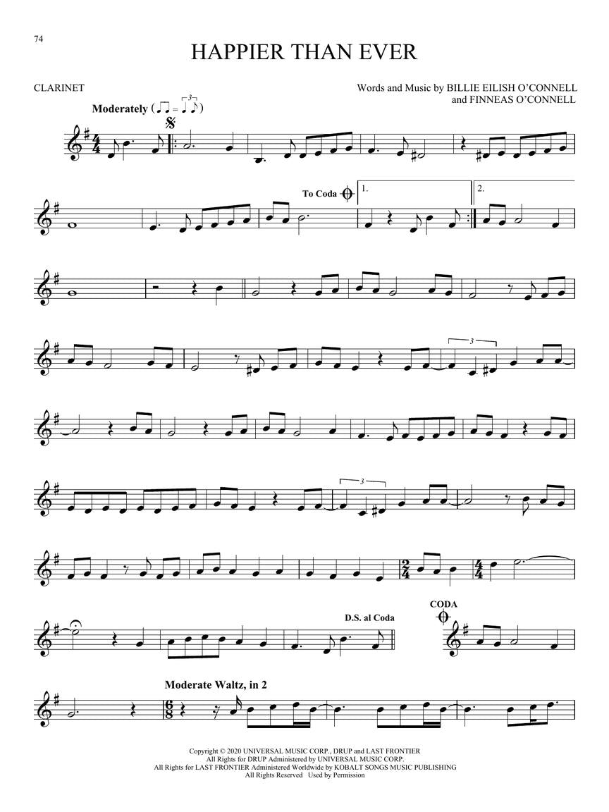 101 Top Hits For Clarinet Songbook (New 2025 Release)