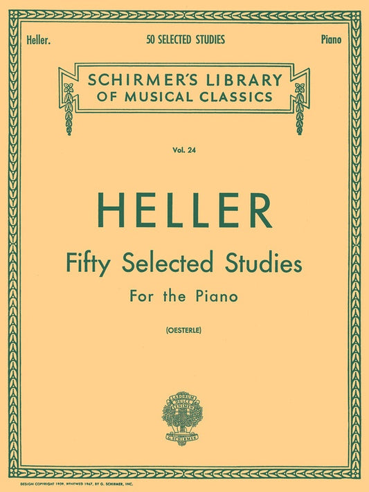 Heller - 50 Selected Studies For Piano