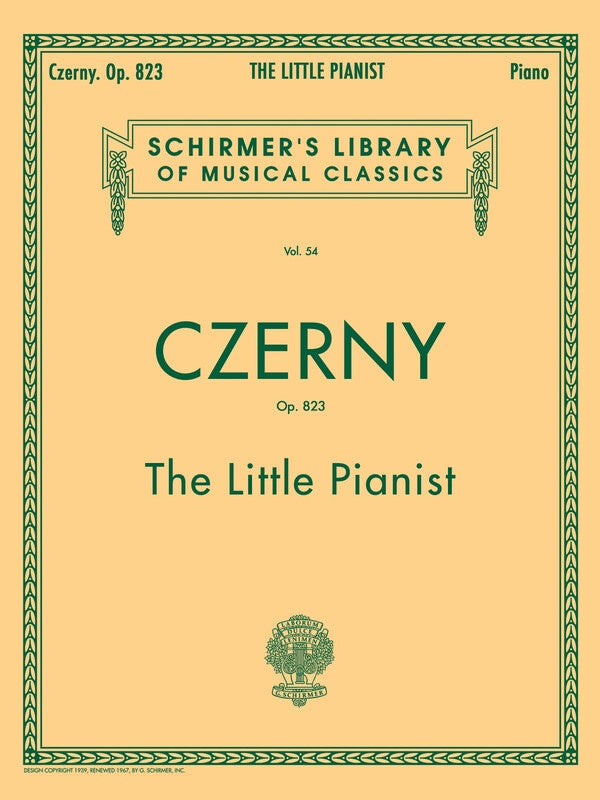 Czerny - The Little Pianist Op 823