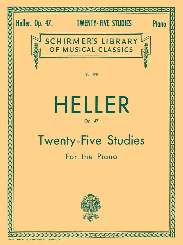 Heller - 25 Studies Rhythm Expression Op 47 Piano