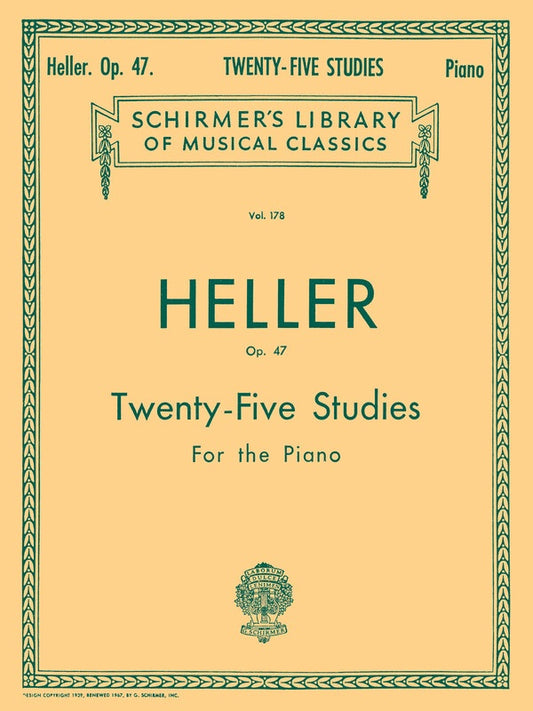 Heller - 25 Studies Rhythm Expression Op 47 Piano
