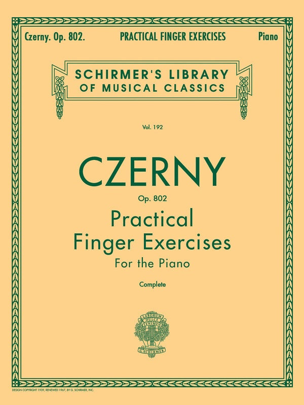 Czerny - Practical Finger Exercises Op 802 Complete
