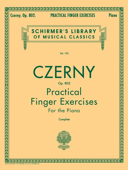 Czerny - Practical Finger Exercises Op 802 Complete