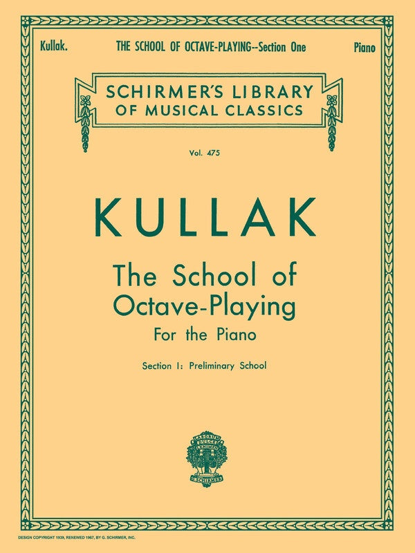 Kullak - School Of Octave Playing Op 48 Bk 1 Piano