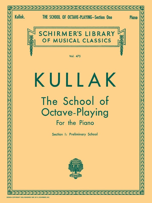 Kullak - School Of Octave Playing Op 48 Bk 1 Piano