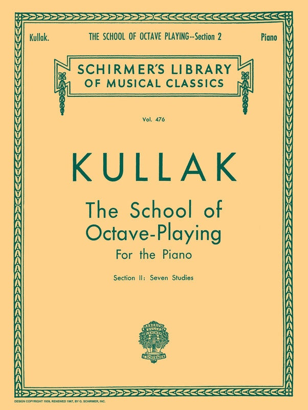 Kullak - School Of Octave Playing Op 48 Bk 2 Piano