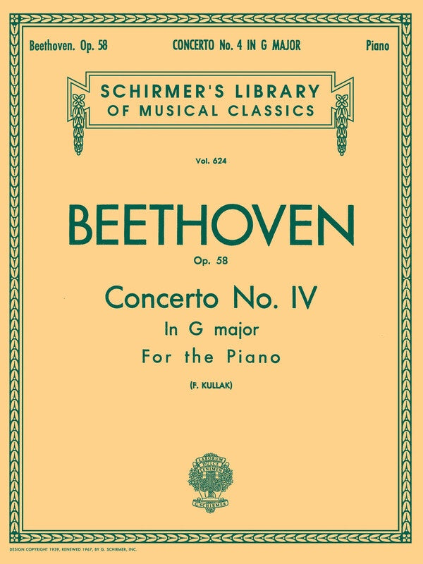 Beethoven - Concerto No 4 G Major Op 58 2P4H
