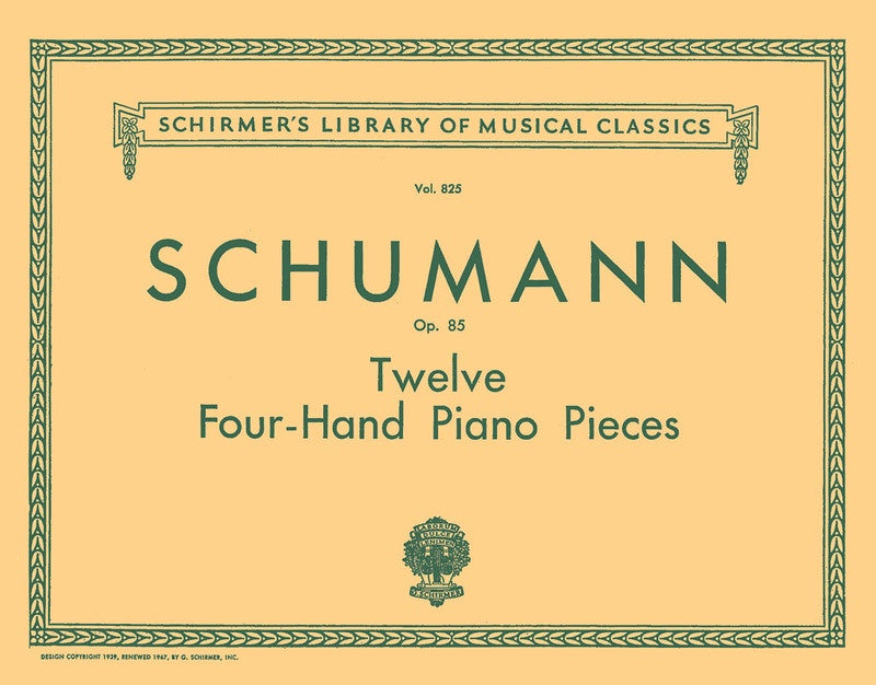 12 Pieces Large & Small Children Op 85 Piano Duet