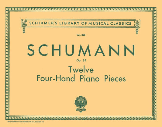 12 Pieces Large & Small Children Op 85 Piano Duet