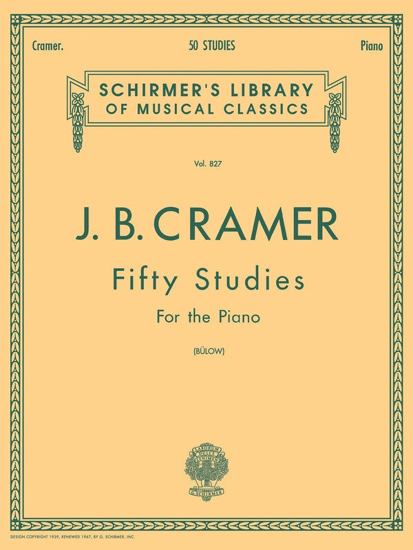 Cramer - 50 Studies For Piano