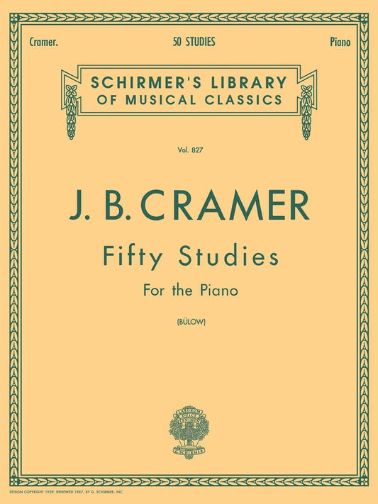 Cramer - 50 Studies For Piano