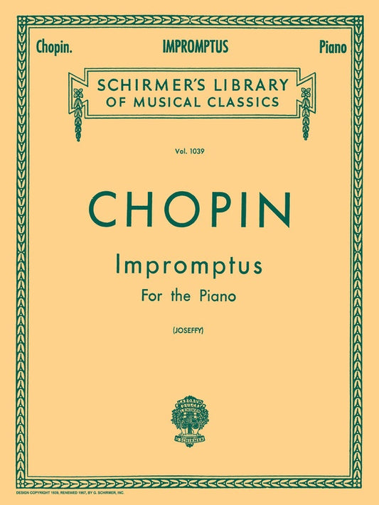 Chopin - Impromptus For Piano Ed Joseffy