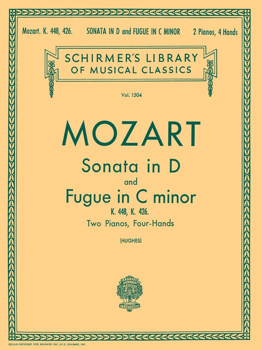 Mozart - Sonata K 488 & Fugue K426 2P4H