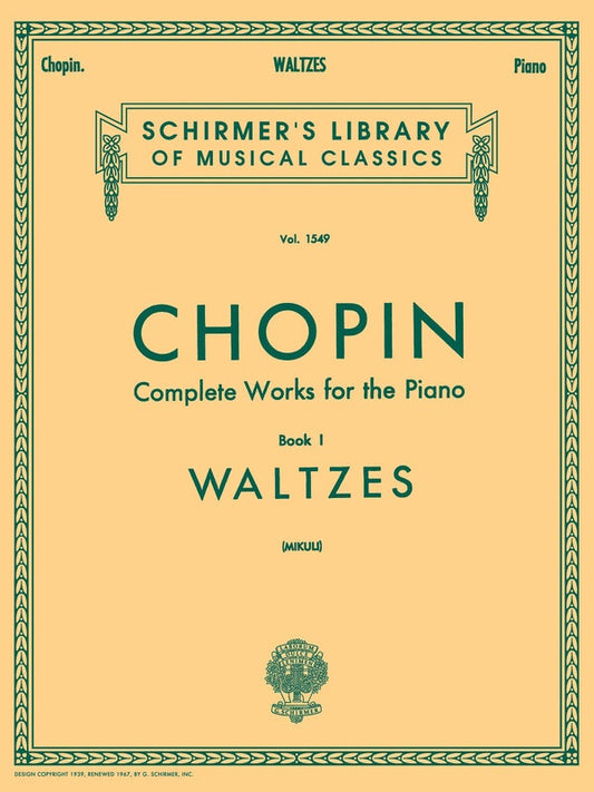Chopin - Waltzes For Piano Ed Mikuli
