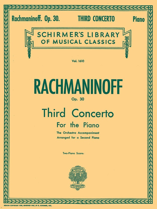 Rachmaninoff - Piano Concerto No 3 Op 30 2P4H