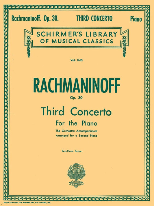 Rachmaninoff - Piano Concerto No 3 Op 30 2P4H