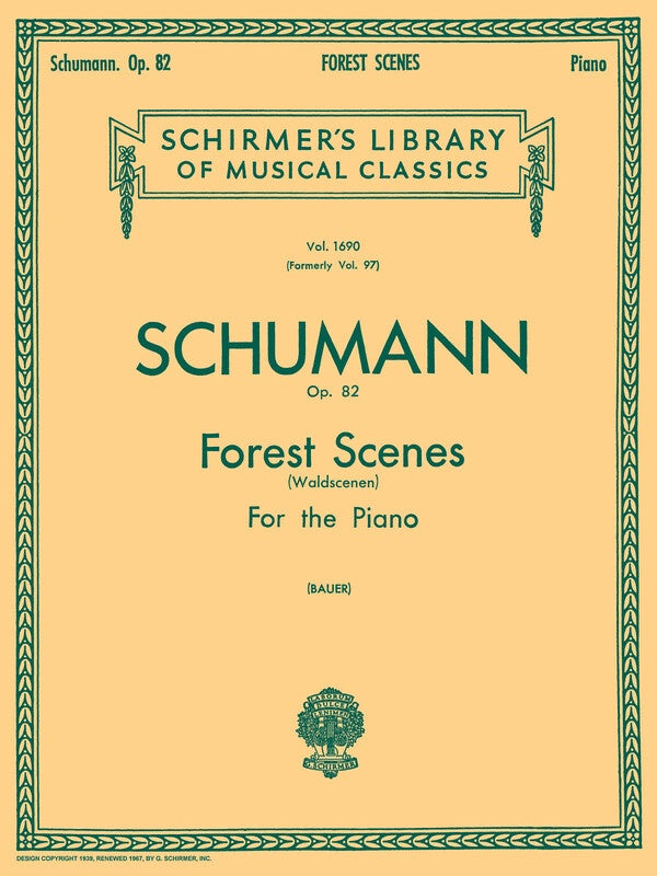 Schumann - Forest Scenes Op 82 For Piano