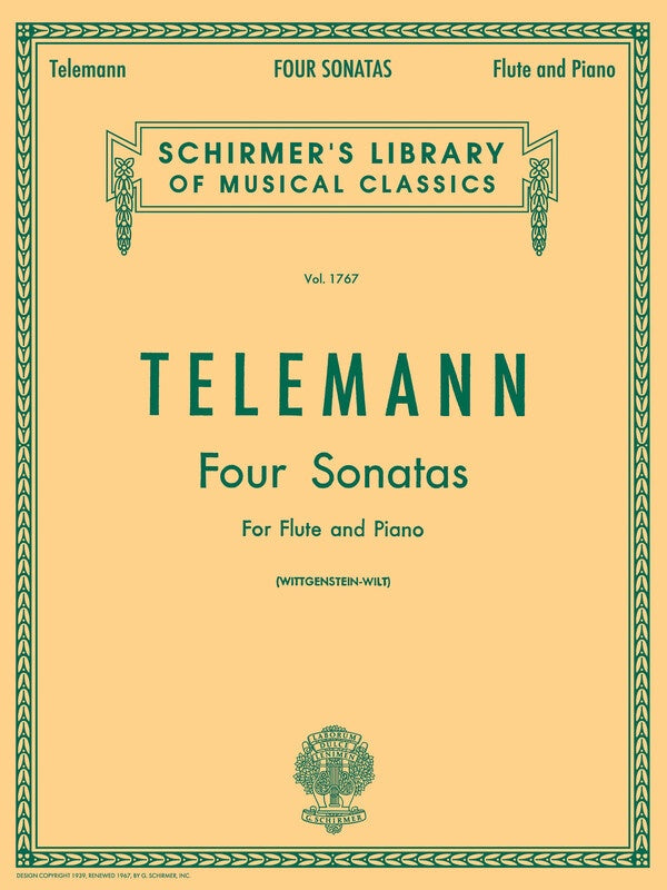 Telemann - 4 Sonatas For Flute/Piano