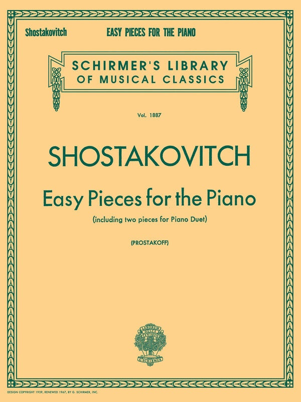 Shostakovich - Easy Pieces For The Piano