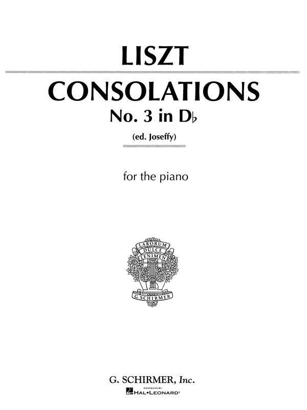 Liszt - Consolation No 3 D Flat Major Piano