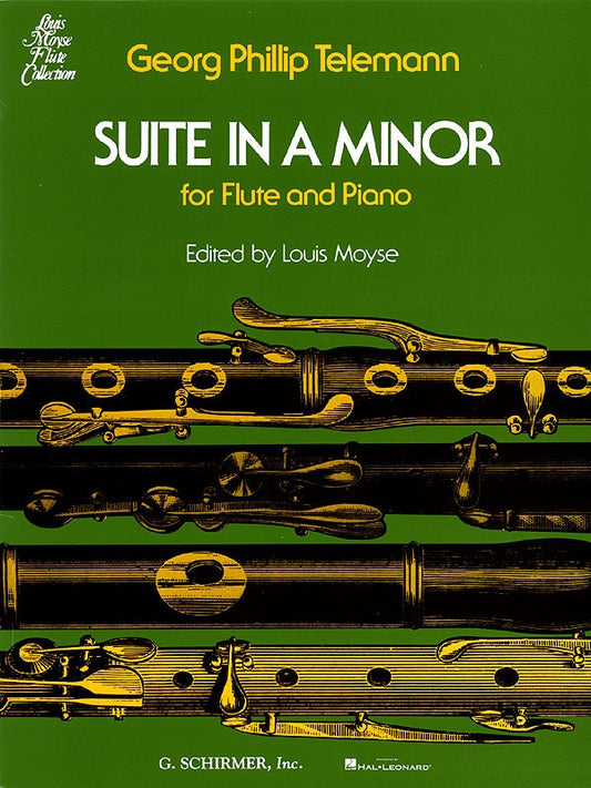 Telemann - Suite A Minor Flute/Piano Ed Moyse