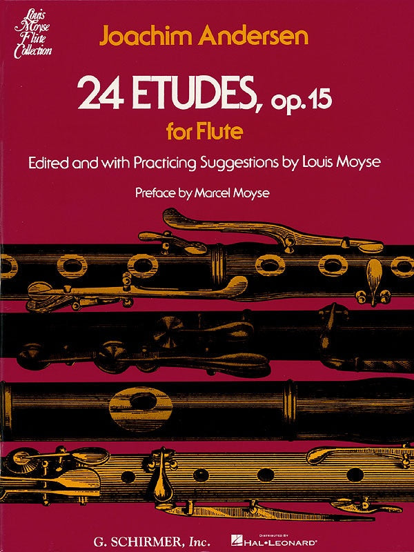 Andersen - 24 Etudes Op 15 For Flute
