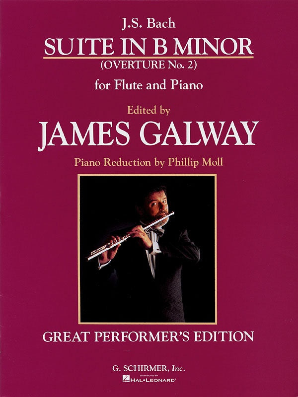 Bach - Suite In B Minor Flute/Piano Ed Galway