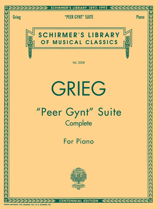 Grieg - Peer Gynt Suite Complete For Piano