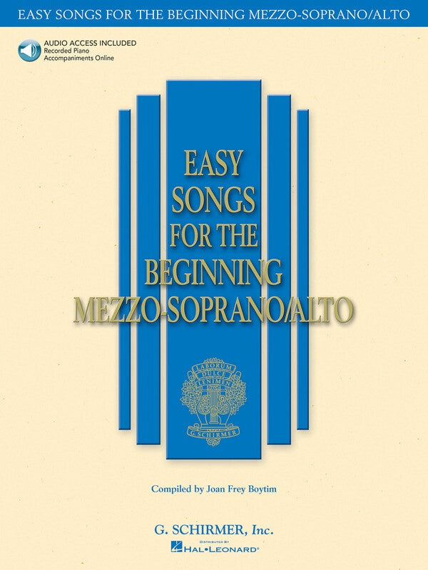 Easy Songs For Beginning Mezzo/Alto Bk/Ola