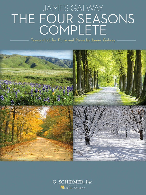 Vivaldi - Four Seasons Complete Flute/Piano Arr Galway