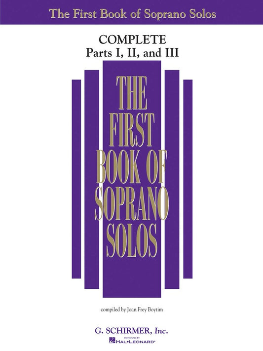 First Book Of Soprano Solos Complete