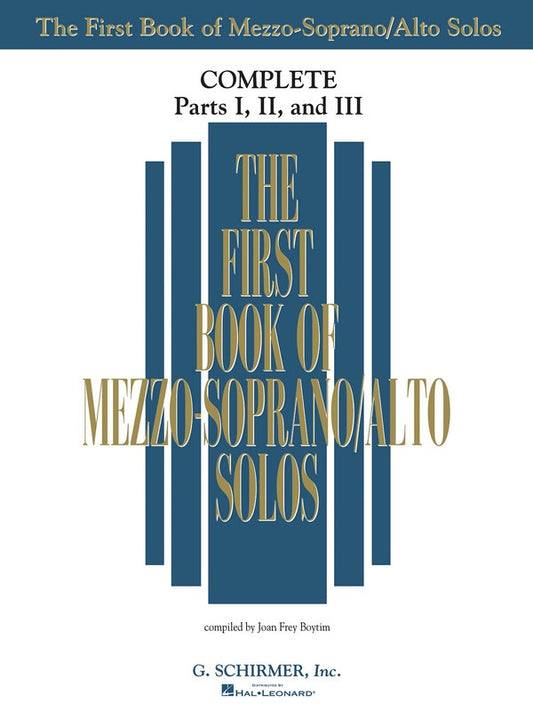 First Book Of Mezzo-Soprano/Alto Solos Complete