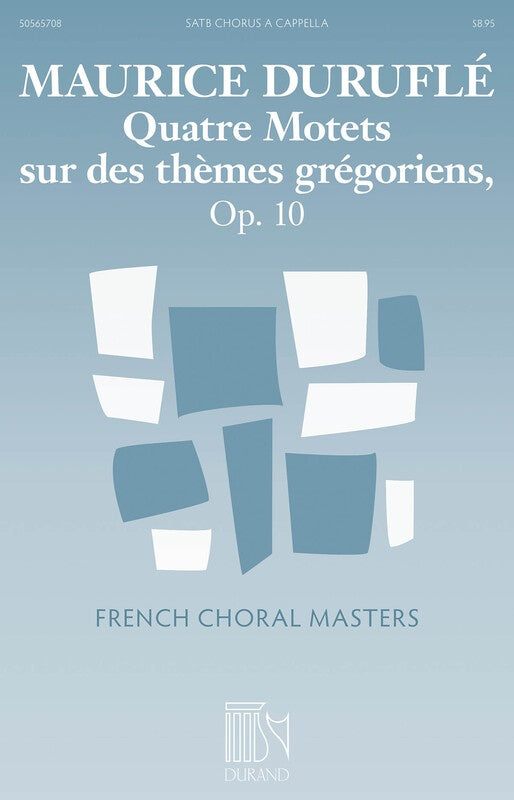 Quatre Motets Sur Des Themes Gregoriens Op 10 - SA Vocal Sheet Music