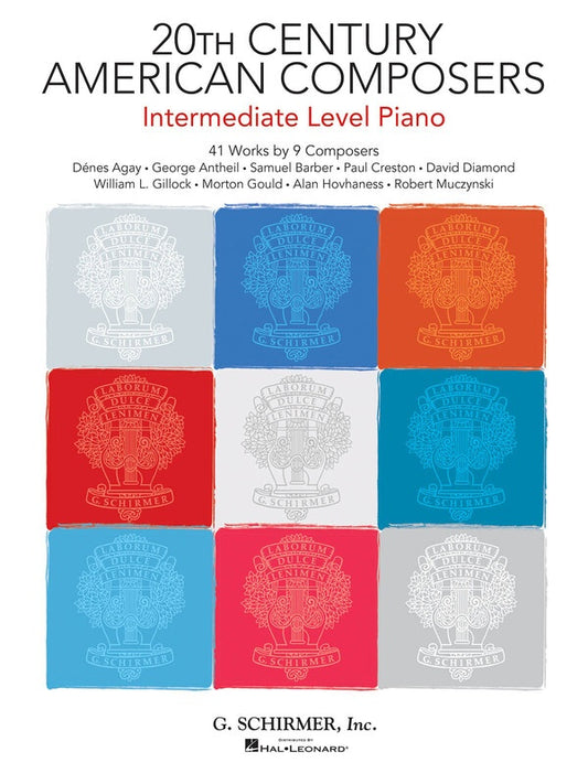 20Th Century American Composers Piano Intermediate