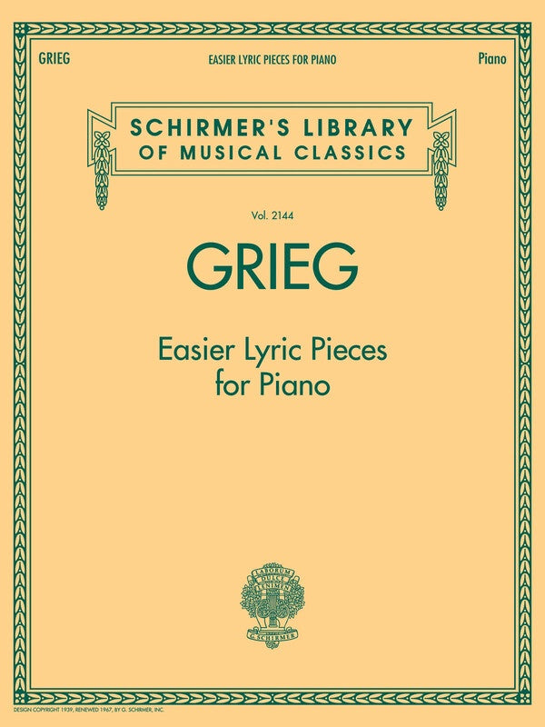 Grieg - Easier Lyric Pieces For Piano