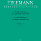 Georg Philipp Telemann - 12 Fantasies For Flute Book Woodwind
