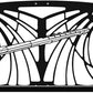 Manhasset Noteworthy Flute Design Music Stand - Black Musical Instruments & Accessories