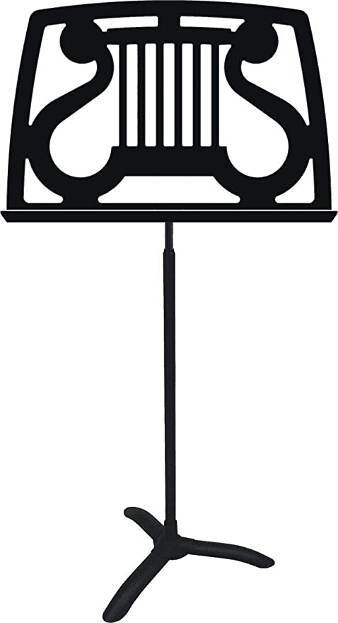 Manhasset Noteworthy White House Design Music Stand - Black