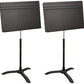 Manhasset Symphony Concertino Short Shaft Music Stand In Black - Box Of 6 Stands Musical Instruments