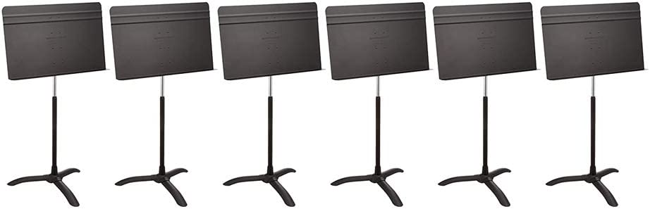 Manhasset Symphony Concertino Short Shaft Music Stand In Black - Box Of 6 Stands Musical Instruments